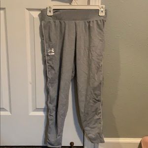 Under armor grey sweats. Only worn twice! $10!!